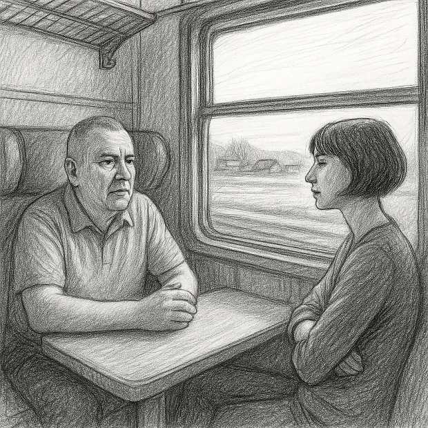 Im Zugabteil nach Nirgendwo