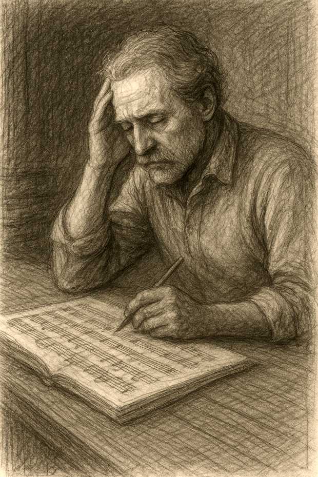 Der Komponist in der Stille – In der Stille zwischen den Tönen